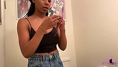 sultry jenna foxx gets steamy in bathroom while pleasuring herself