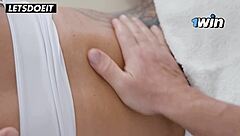 Samie Duchamp Cheats With Big Cock Masseur, Oiled And Moaning