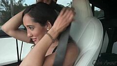 Luke Cooper and Chloe Amour Have Car Sex