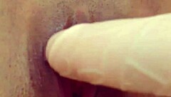 Angelina Grey Slides Big Dildo In Pussy And Squirts!