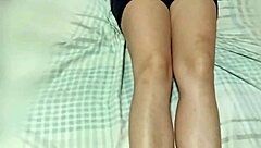 Big Tits Babe Lets Him Cum On Her Feet