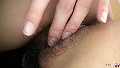 Office girl caught masturbating, seduced for rough sex