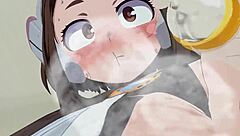 Uraraka With Big Tits And Ass Cumshot