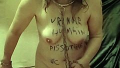 March 8, 2025 - Human urinal slave on esclave furinoir humain