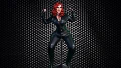 Metal Granny Carmen Dildo Doggy Cum