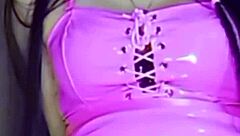 An 18-year-old girl pleasures herself for your enjoyment