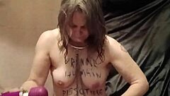 March 8, 2025 - Human urinal slave on esclave furinoir humain