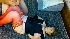 Granny Darke Fucks Hard in Lingerie Until She Says She's Done, Featuring Chubby Body, Licking, Hardcore, Cougar, Orgasm, MILF, Big Tits