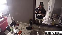Behind the scenes 2nd angle from Nicole Aniston's steamy scene