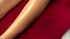 A sexy black girl with a big ass gets fucked during a sensual massage