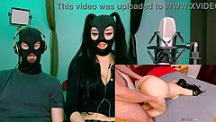 Beautiful curvy couple's kinky queef compilation with reactions
