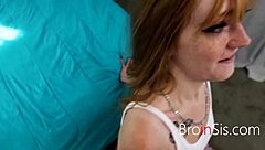 girl with freckles teases step bro with nudes but he cant wait any more