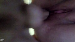 husband helps wife with intimate squirting session