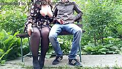 A hot step mom with big natural tits always helps her son