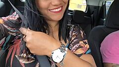 Wife Exposes Hairy Pussy In Public Streets