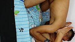 Rough fucking in step brother’s room, intense and wet