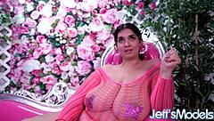 BBW Rose D Kush Uses Male Torso With Silicon Dick For Solo Pleasure