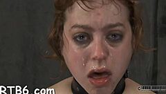 A girl got caning for her naughty games