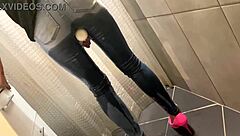 I peed in my jeans desperately, then he peed on my ass, and I gave him a blowjob.