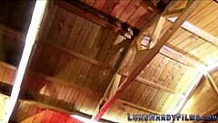 This kinky cougar sucks cock passionately.