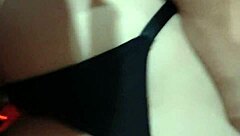 a girl pegs a guy in this intense scene