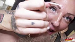 german scout discovers inked cougar sara deluxe's big ass in first casting fuck