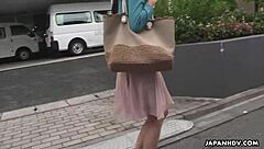 Uncensored finger fucking of Japanese sluty babe Tomomi Matsuda