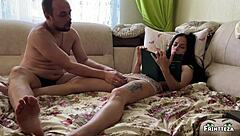 Step Son Fingers Step Mom Then Fucks And Cums Inside