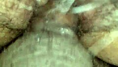 Horny guy keeps cumming in a girl’s pussy