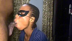 My step-sister says, 'Watch me give you a great blowjob'