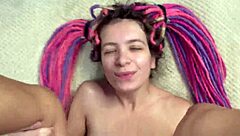 Horny teen alternative girl craves intense, wild passion