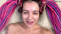 Horny teen alternative girl craves intense, wild passion