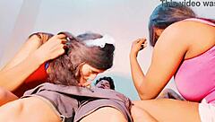 Couple welcomes intimate threesome with mutual consent