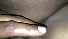 Rough fingering my fat pussy while he pounds it hard for creampie