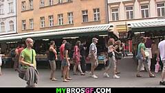 A guy got fucked his brother's girl from the back and caught