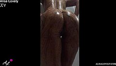 This is how to have a shower with sexy babe Alisa Lovely
