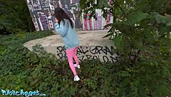 Public Agent Fitness MILF Kristina Grace Surprises with Public Blowjob and Outdoor Sex Hard Fast POV Fuck