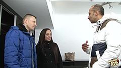 did her husband lick the cum from her ass after rough anal?