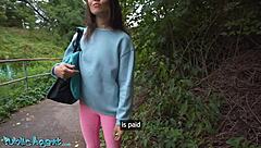Public Agent Fitness MILF Kristina Grace Surprises with Public Blowjob and Outdoor Sex Hard Fast POV Fuck