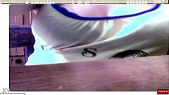 Teen girl performs sex on webcam for free