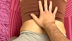 Pov: accidentally fucked my step sister during yoga stretching help