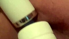 Bride with big pussy lips uses toys for orgasm