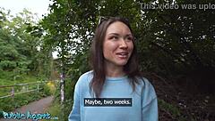 Public Agent Fitness MILF Kristina Grace Surprises with Public Blowjob and Outdoor Sex Hard Fast POV Fuck