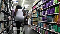 Candid View Of Stacked Black Woman's Booty