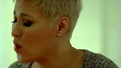 A hot woman has shown to her stepmom how to end up with a jet of fluid