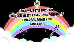 naive russian princess alice gets creampied by clueless american dudes in the bedroom