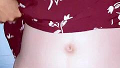 Lonely girl next door with big natural tits begs for amateur fucking