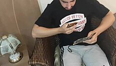 While Wife Showers! I Fuck the Waitress Ass and Cum!