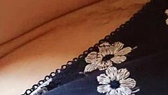 Gretala's Hairy Pussy Peeking Thong!