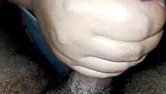 Amateur masturbates to the maximum intensity